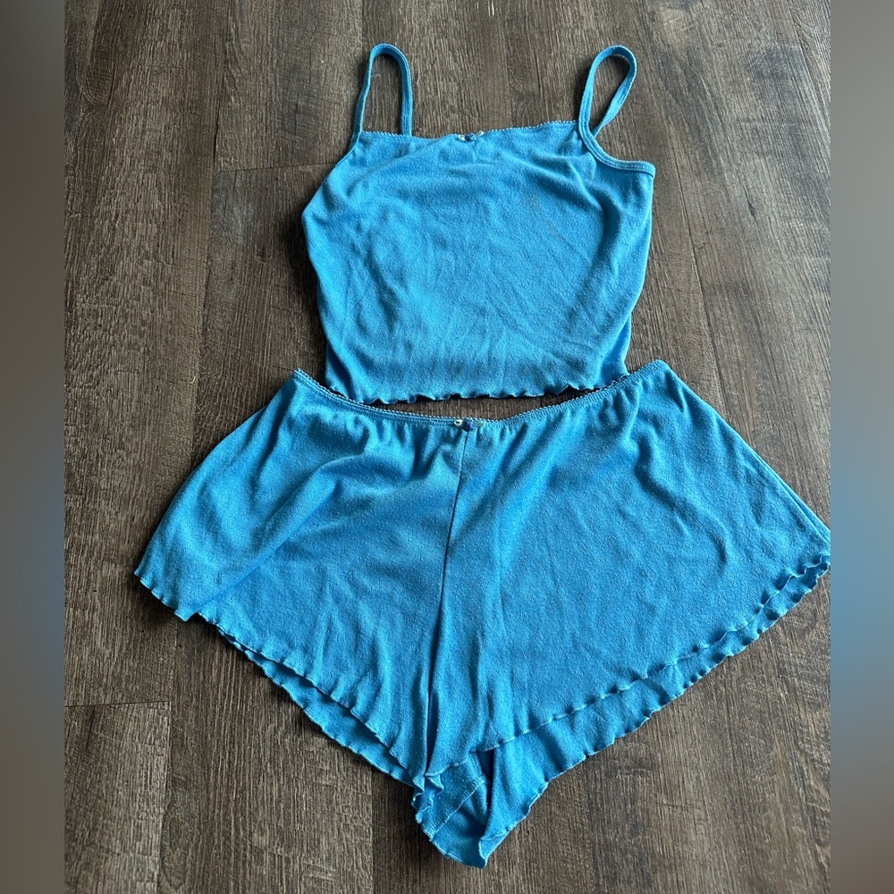 Colsie Blue Women's Pajama Set